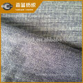 polyester cotton spandex knit slub single jersey fabric